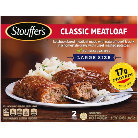 Stouffer's Classic Meatloaf Frozen Meal 16 oz. - Walmart.com - Walmart.com