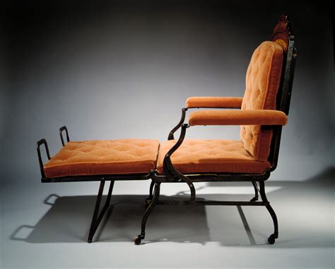 Marks Adjustable Folding Chair Company | Folding Armchair | American | The Met