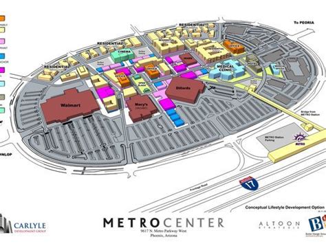 Map Of Metro Center Mall | France Map