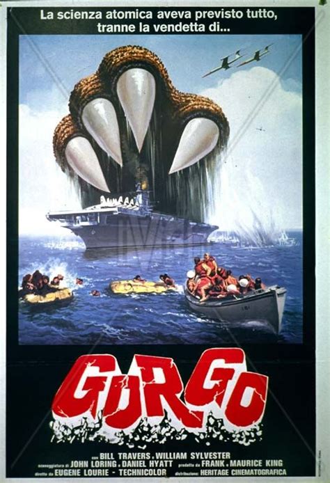 GORGO (1961) poster featuring image of the claw coming down! | Horror movie posters, Godzilla ...