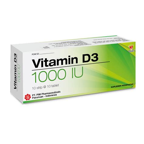 VITAMIN D3 1000 IU STRIPS – PIM Pharmaceuticals