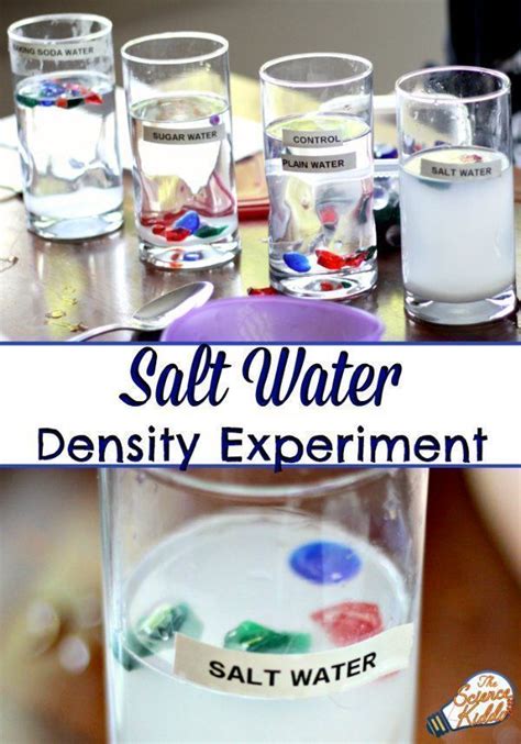 Salt Water Experiment | Ocean Science for Kids | Kitchen science ...