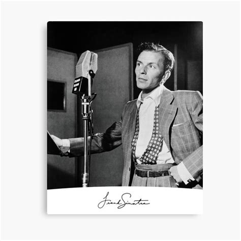 "Frank Sinatra Signature Portrait" Canvas Print for Sale by stayfree101 ...