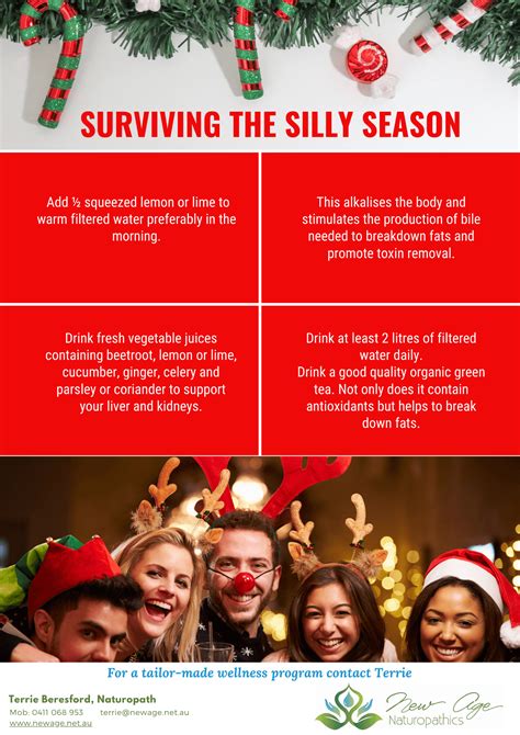 Top Tips To Surviving the Silly Season - New Age Naturopathics Sydney