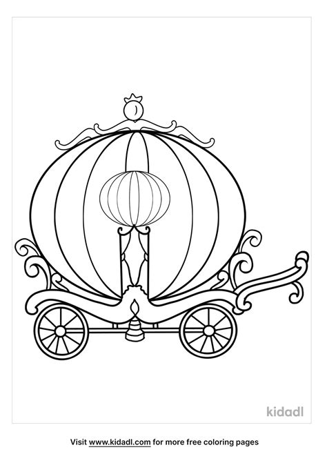 Printable Disney Cinderella Carriage Coloring Page | Porn Sex Picture