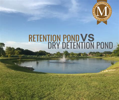 Retention Pond vs. Detention Pond | Manuel Builders