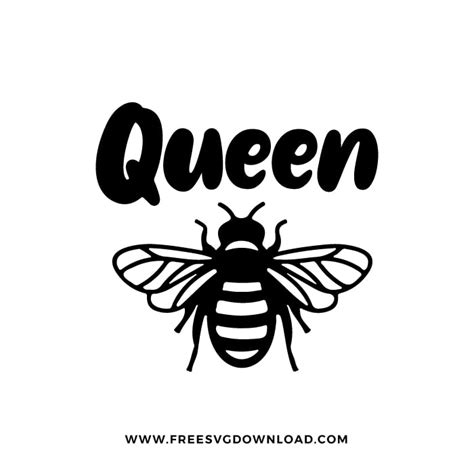 Free Printable Queen Bee Svg