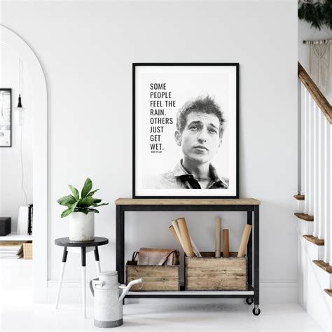 Bob Dylan Quote Bob Dylan Vintage Art Poster Bob Dylan | Etsy