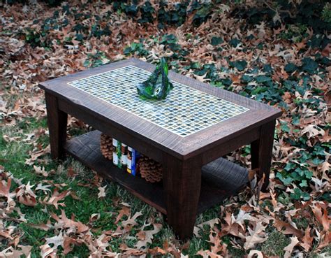 Mosaic Coffee Table, Coffee Table With Shelf, Large Coffee Tables ...