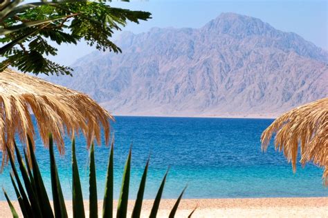 Nuweiba - beach with mountains at Reds sea , Egypt Places In Egypt ...