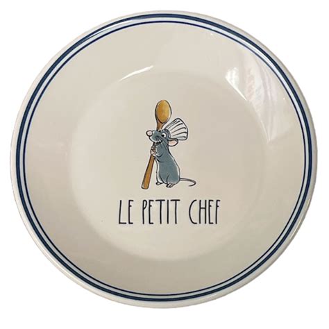 Rae Dunn LE PETIT CHEF Appetizer Plate | Disney Ratatouille – Dunn ...