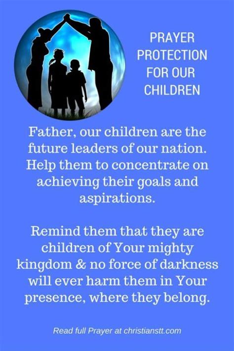 PRAYER: PROTECTION FOR OUR CHILDREN | Prayer for our children, Prayer ...