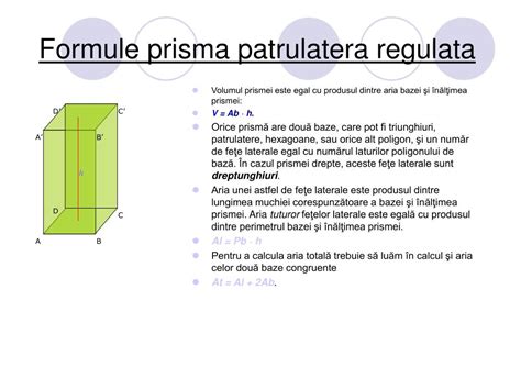 PPT - Prisma patrulatera regulata PowerPoint Presentation, free ...