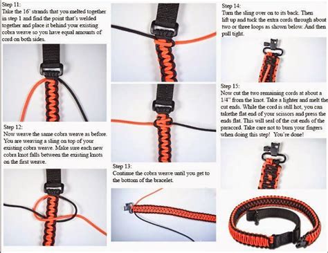 The Paracord Blog: DIY Gun Sling Instructions Paracord Braids, Paracord Knots, Paracord Keychain ...