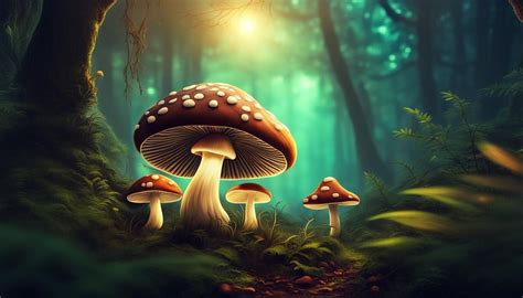 Mushroom Wallpaper - AI Generated Artwork - NightCafe Creator