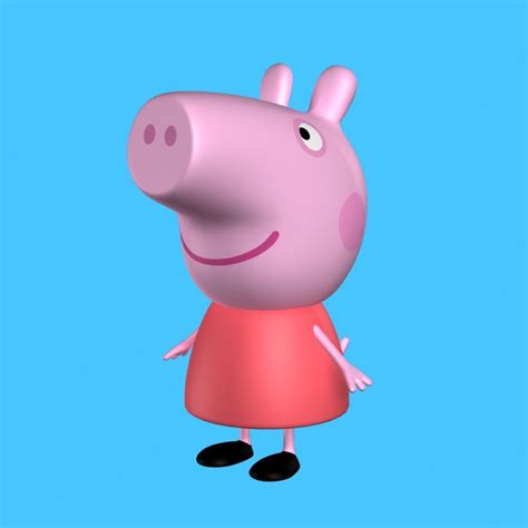 Peppa Pig 3d Model