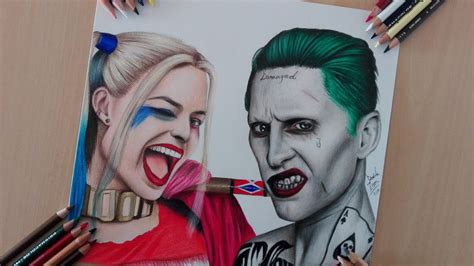 Joker And Harley Quinn Drawing Easy - Goimages Ora