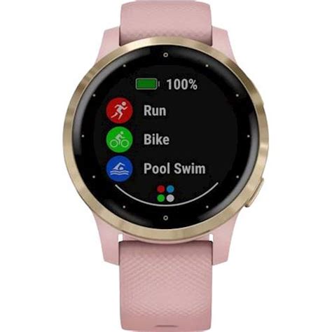 Best Buy: Garmin vívoactive 4S GPS Smartwatch 40mm Fiber-Reinforced ...