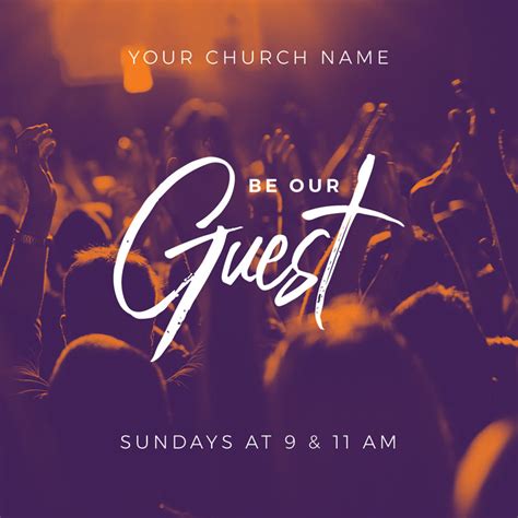 Be Our Guest InviteCard - Church Invitations - Outreach Marketing