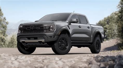 Carbonized Gray Metallic 2024+ Ford Ranger Raptor Pictures | Ford ...