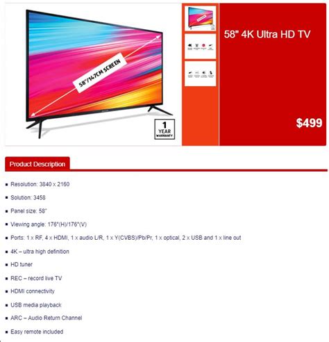 ALDI Unveil 58-Inch 4K TV For Under $500