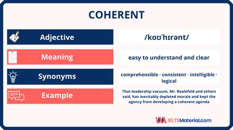 Word of the day - Coherent (for Speaking and Writing Task 2 ...