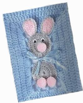 Bunny Baby Blanket ⋆ Crochet Kingdom