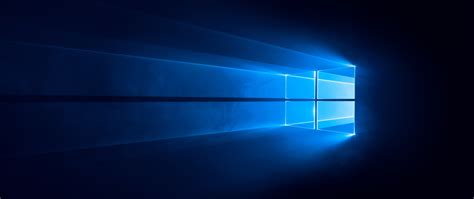 Windows 10 Wallpaper 4K, Dark, Blue background, 5K, 8K