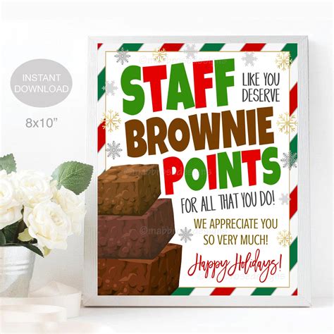 Christmas Employee Appreciation Sign Staff Like You Deserve - Etsy