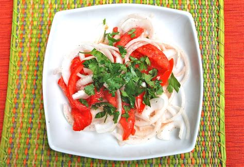 Chilean Tomato and Onion Salad Recipe