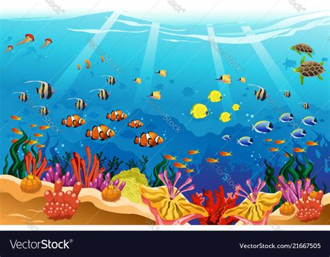 Underwater Ocean Background Clipart Jacinna Mon - Riset