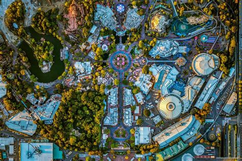 Incredible aerial images of Disneyland theme parks from above - 9Travel