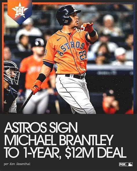 Michael Brantley Contract: Breaking down the Astros veteran's 1-year deal