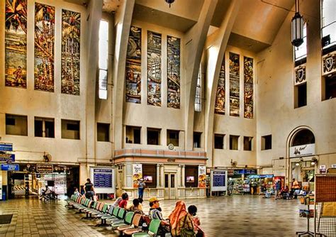 The interior design of the KTM (Malaysia Train station) in Singapore. It has closed down now ...