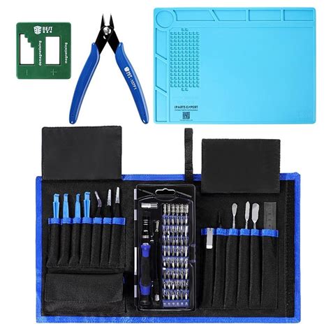 78-in-1 Professional Electronics Repair Tool Kit with Repair Mat