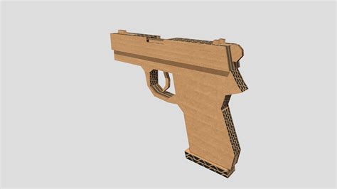 Cardboard Gun - Download Free 3D model by Rixx (@rixx_vr) [33ec96b] - Sketchfab