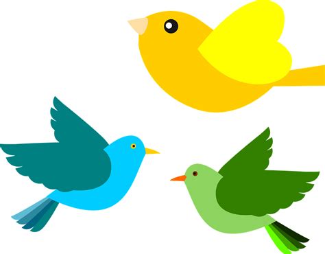Aves Que Vuelan Colores · Gráficos vectoriales gratis en Pixabay