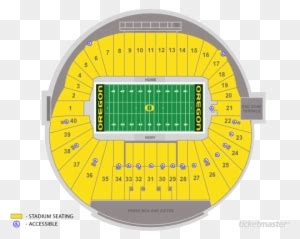 Autzen Stadium Seating Chart Well Illustration S - Autzen Stadium ...