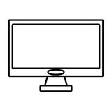 "Computer screen monitor icon vector illustration graphic design ...