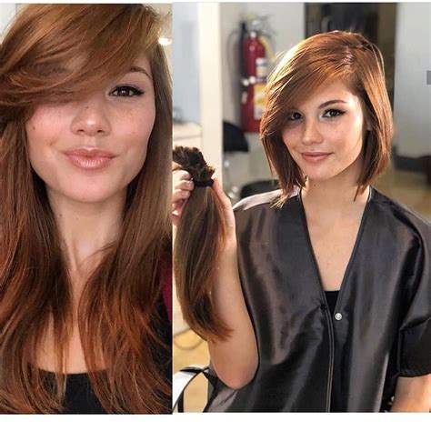 10 Amazing Long to Short Haircuts - Before and After | Short Hair Cut 2021