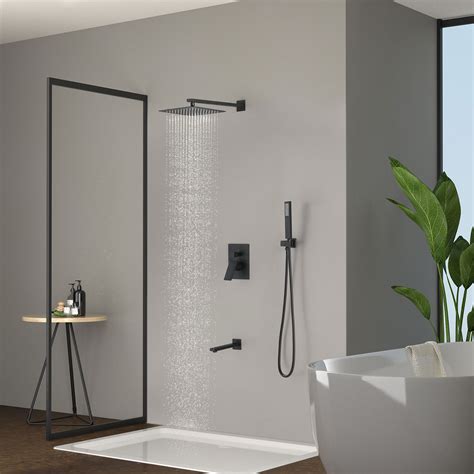 Buy Essence Hardware Trinity River Shower System with Rainfall Shower ,Handheld and Tub Spout ...