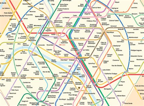 Transit Maps: Work in Progress: New Circular Paris Metro Map