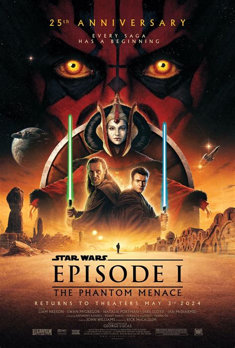 Star Wars: The Phantom Menace Returning To Cinemas For 25th Anniversary Celebrations