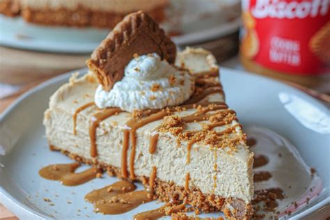 Biscoff Cookie Butter Cheesecake! - Just the Recipe - Desserts