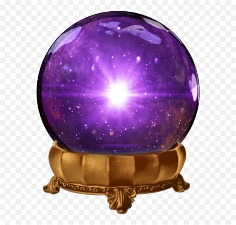 Crytalball Crystal Ball Bola Cristal Magic Magia Sorcer - Psychic Crystal Ball Transparent ...