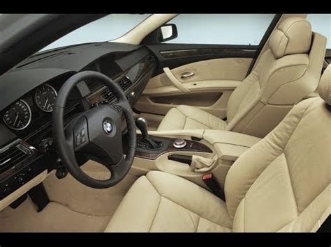 BMW E60 525 interior restailing - YouTube