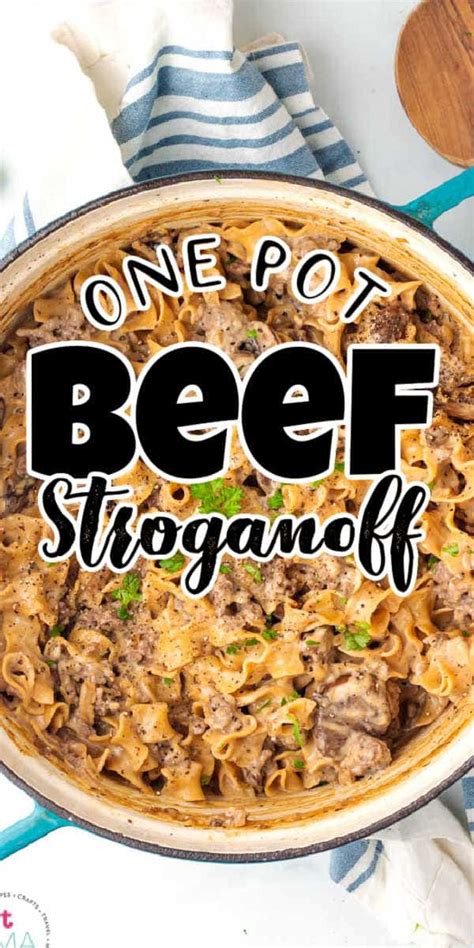 One-Pot Beef Stroganoff • MidgetMomma