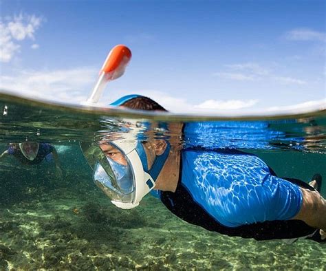 Easy Breathing Snorkel Mask | Snorkel mask, Snorkeling, Full face ...