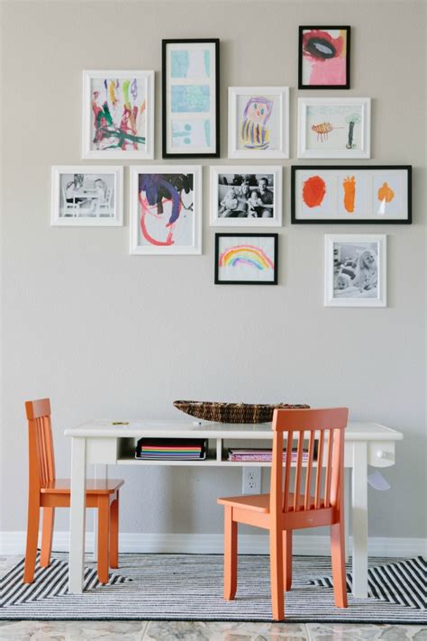 How to Create a Kids Art Gallery Wall - Design Improvised