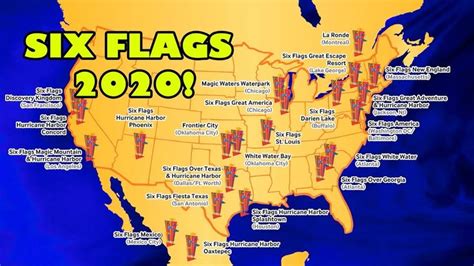 Six Flags Theme Parks 2020 Announcements ALL Rides & Roller Coasters | Six flags, Roller coaster ...